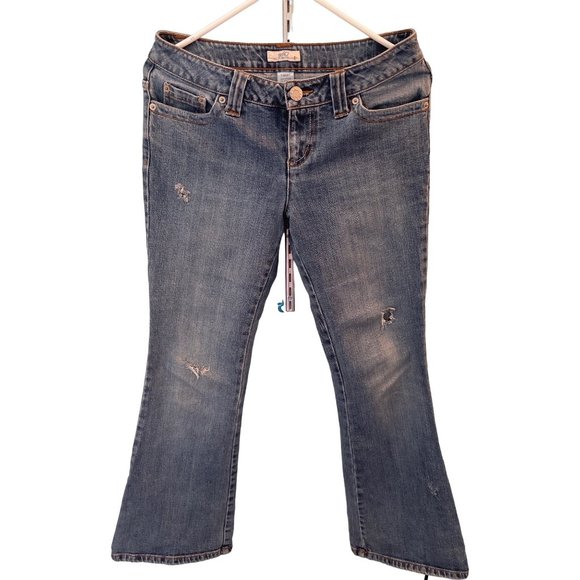 SO Wear it declare it Womens girts distressed jeans SIZE 7 short - Picture 7 of 7